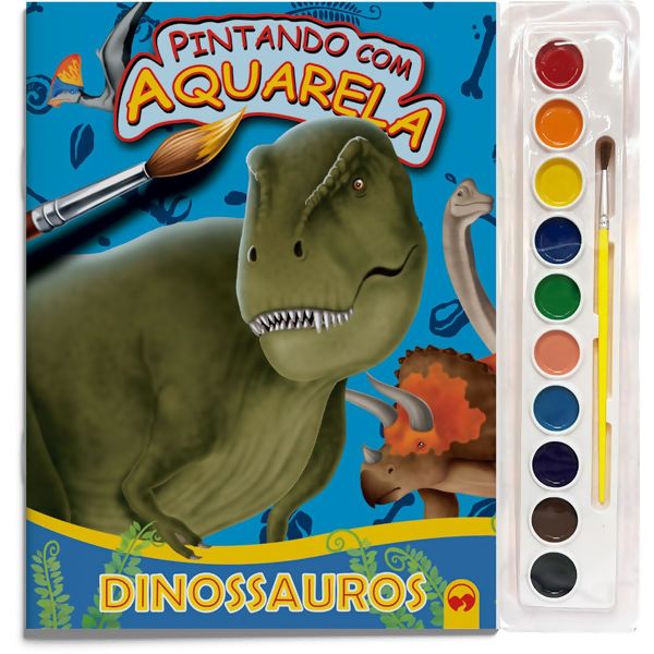 AQUARELA DINOSSAUROS